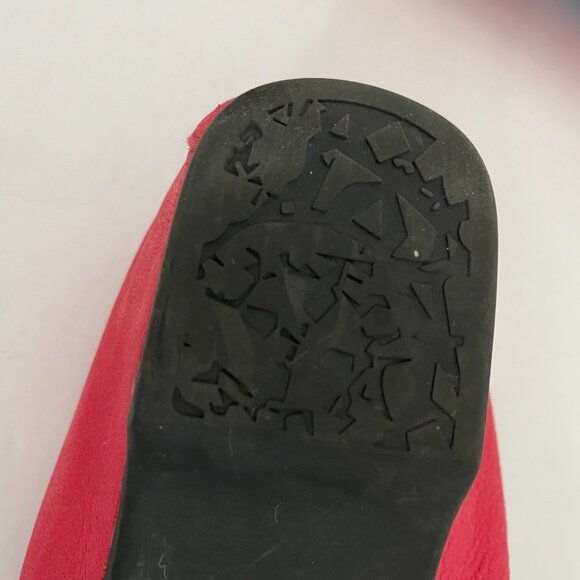 Dansko Red Flat Shoes - Picture 11 of 12